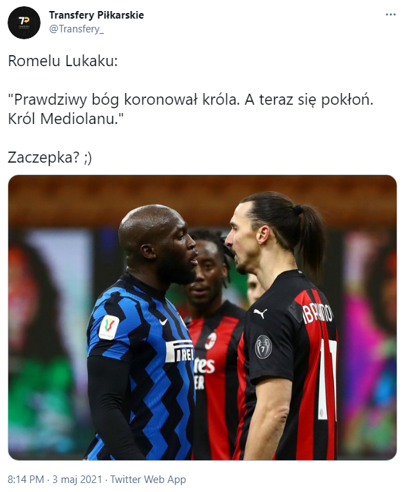 Lukaku ZACZEPIA Ibrahimovicia po wygraniu Serie A!